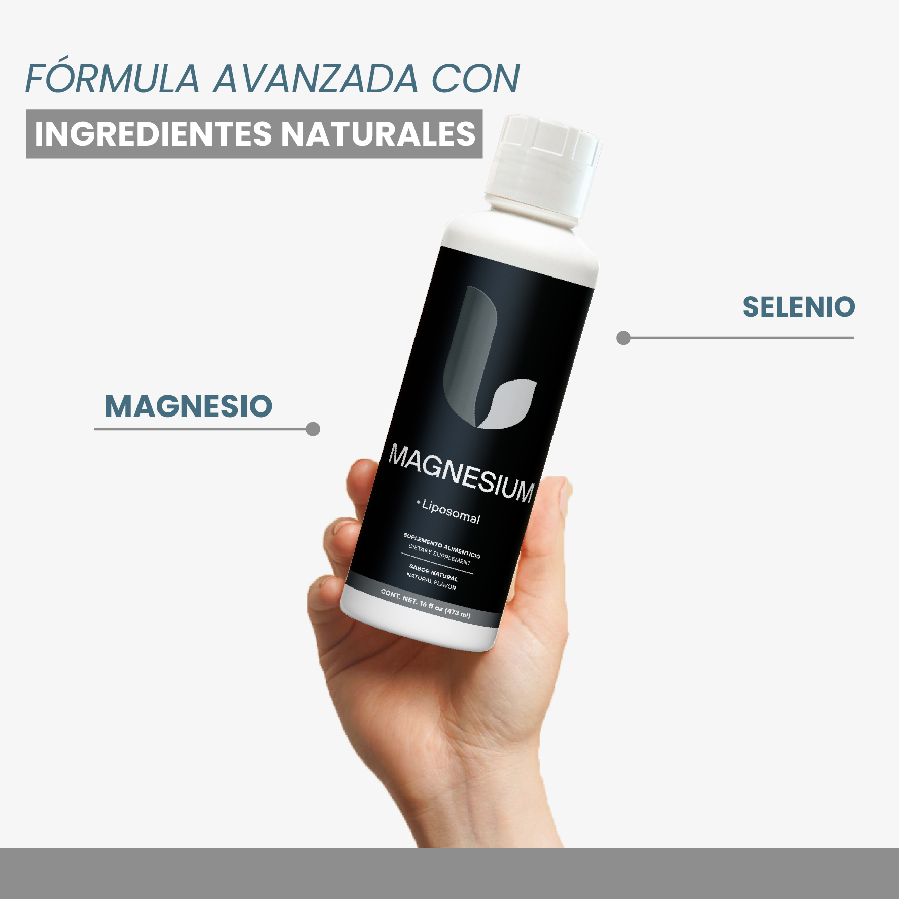 Citrato de Magnesio con Selenio 473mL - Image 5