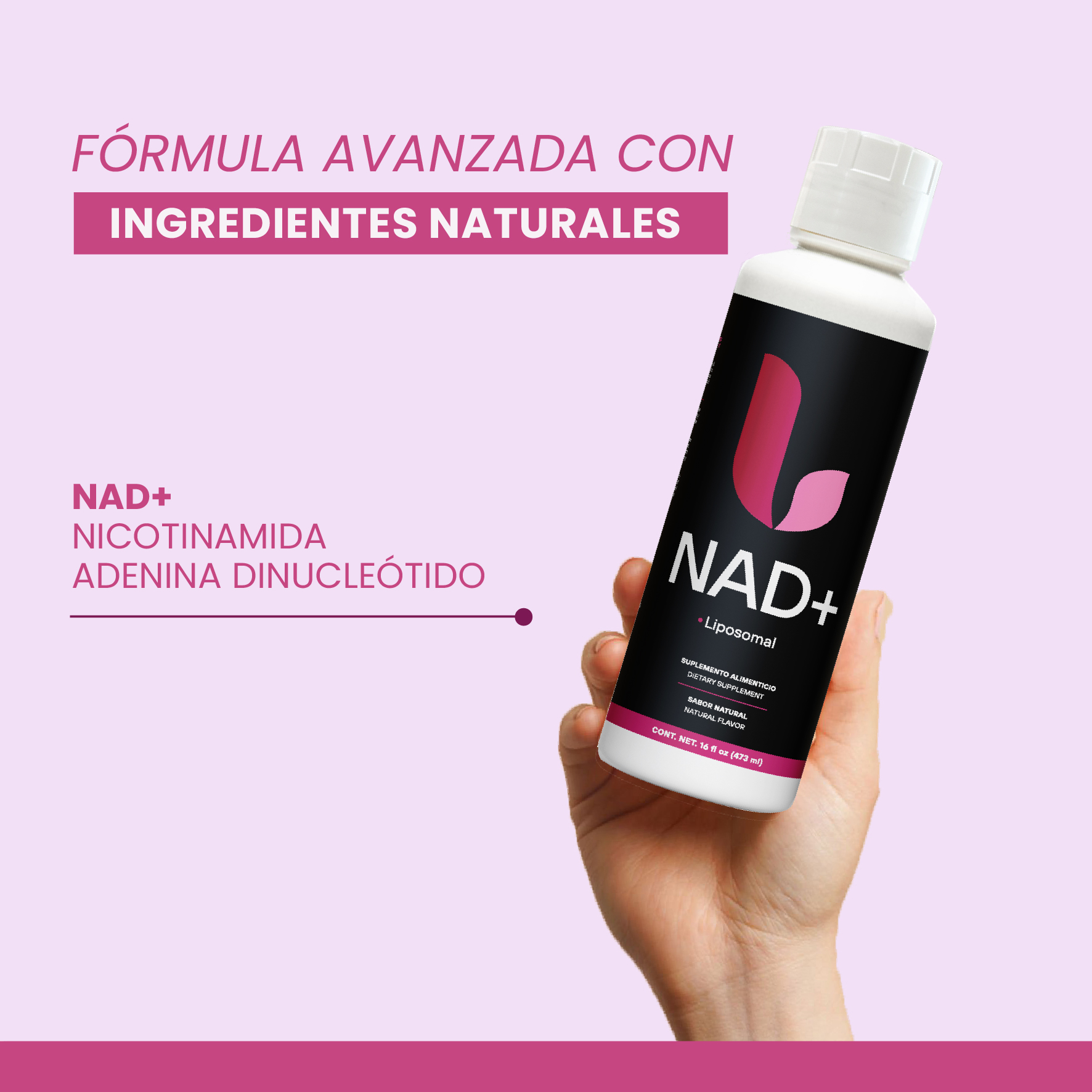 NAD+ (Nicotinamida Adenina Dinucleótido) 473mL - Image 5